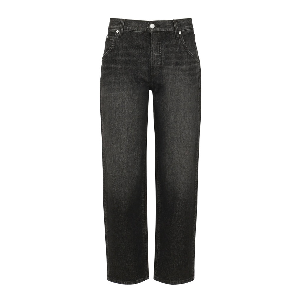 Daily Blue Denim Wide Barrel Mantra in Onyx Wash ( faded black ) Button …